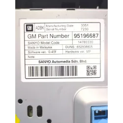 Recambio de pantalla multifuncion para opel astra j gtc 2.0 cdti (08) referencia OEM IAM 95196687  