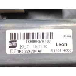 Recambio de mecanismo elevalunas trasero derecho para seat leon (1p1) 1.6 tdi referencia OEM IAM 1P0839402C 1P0867444A  