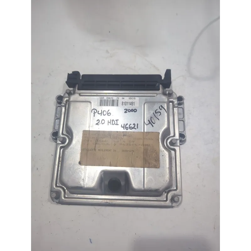 Recambio de centralita inyeccion para peugeot 406 (8b) 2.0 hdi 110 referencia OEM IAM 0281010248  
