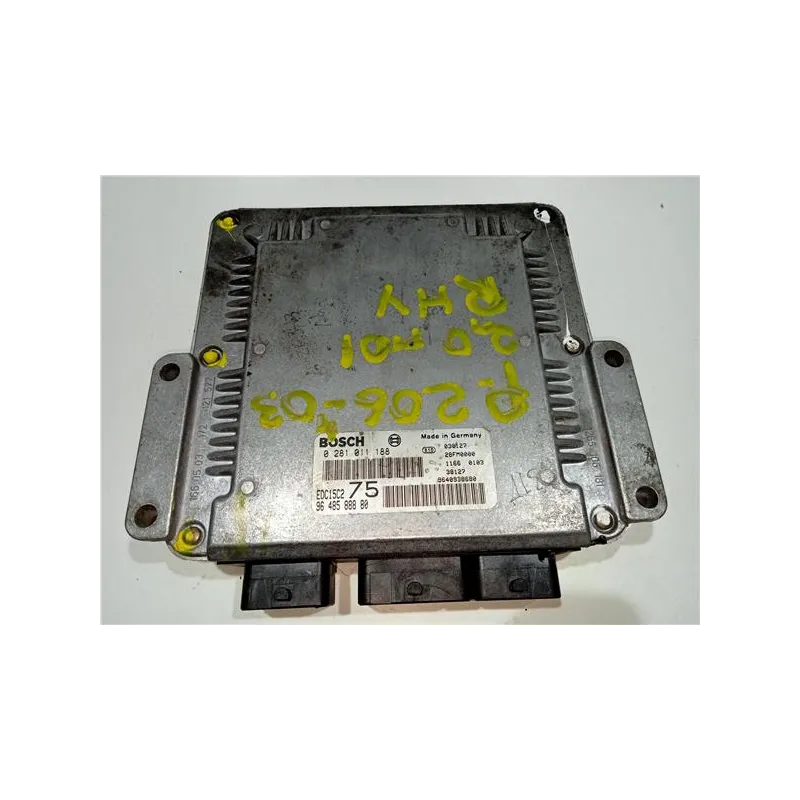 Recambio de centralita inyeccion para peugeot 206 sw (2002) 2.0 hdi referencia OEM IAM 0281011188  