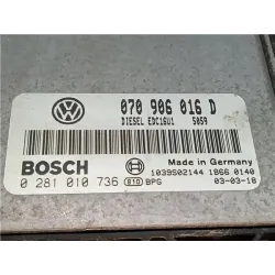 Recambio de centralita inyeccion para volkswagen touran (1t1)(02.2003) 1.9 tdi referencia OEM IAM 070906016D  