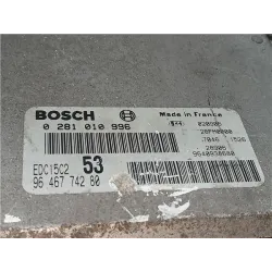 Recambio de centralita inyeccion para citroën xsara picasso (1999) 1.6 hdi referencia OEM IAM 0281010996 EDC15C253  