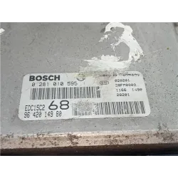 Recambio de centralita inyeccion para peugeot 206 (1998) 1.4 hdi eco 70 referencia OEM IAM 0281010595 EDC15C268  