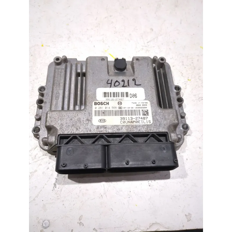 Recambio de centralita inyeccion para kia carens iii monospace (un) 2.0 crdi 115 referencia OEM IAM 0281014568  