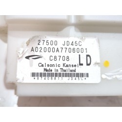 Recambio de mando climatizador para nissan qashqai (j10)(01.2007) 2.0 dci referencia OEM IAM 27500JD45C  
