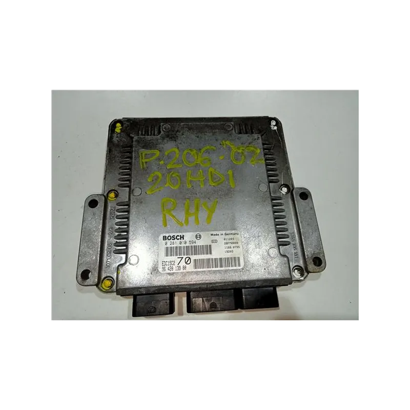 Recambio de centralita inyeccion para peugeot 206 sw (2002) 2.0 hdi referencia OEM IAM 0281010594  