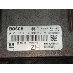 Recambio de centralita inyeccion para opel astra h berlina (2004) 1.6 referencia OEM IAM 0281011943 1039S08853 GM55556829ZH  
