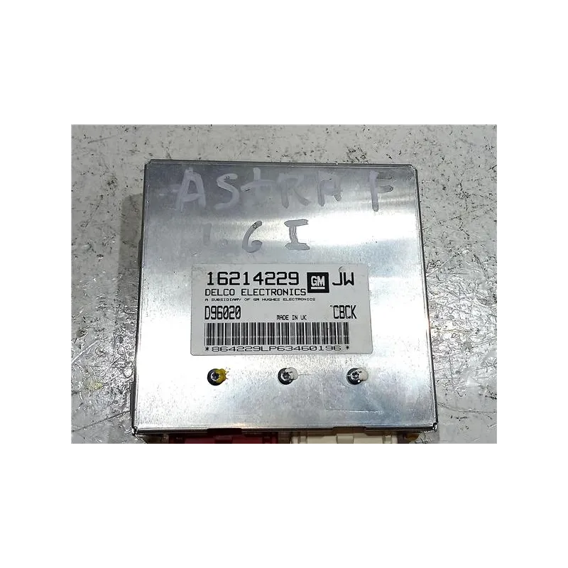 Recambio de centralita inyeccion para opel astra f berlina (1991) 1.7 tds referencia OEM IAM 16214229 16214229JW  