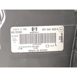 Recambio de faro delantero izquierdo para seat altea (5p1) 1.6 referencia OEM IAM 5P1941033A  