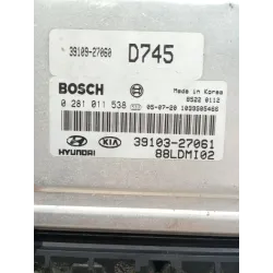 Recambio de centralita motor uce para kia cerato (ld)(2004) 2.0 crdi referencia OEM IAM 0281011538  