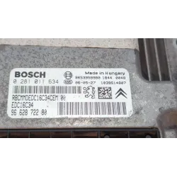 Recambio de centralita inyeccion para peugeot 307 sw (3h) 1.6 hdi 110 referencia OEM IAM 0281011634  