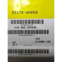 Recambio de centralita airbag para peugeot 107 (2005) 1.0 básico [1,0 ltr. - 50 kw] referencia OEM IAM 891700H010  