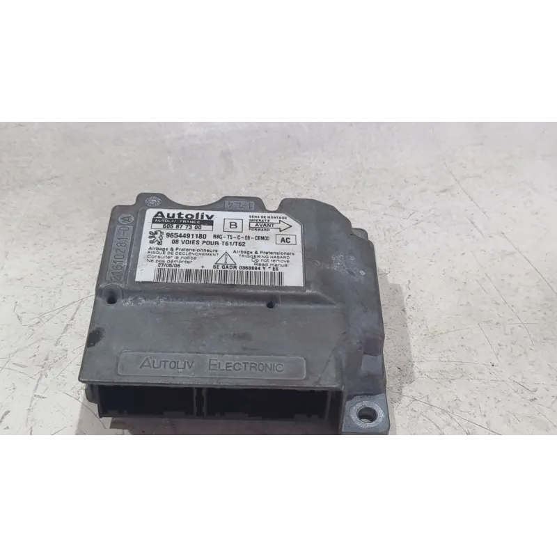 Recambio de centralita airbag para peugeot 307 sw (3h) 1.6 hdi 110 referencia OEM IAM 9654491180  
