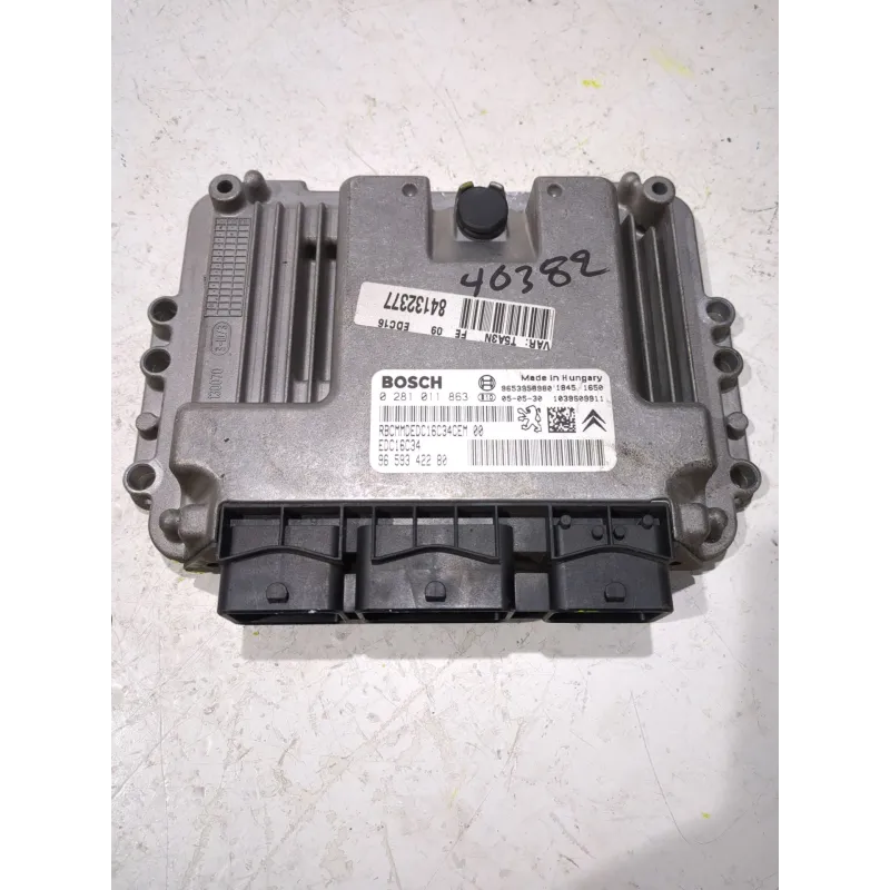 Recambio de centralita inyeccion para peugeot 307 (3a/c) 1.6 hdi referencia OEM IAM 0281011863  