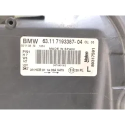Recambio de faro delantero izquierdo para bmw 1 (e81) 118 d referencia OEM IAM 6311719338704  