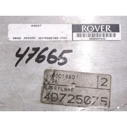 Recambio de centralita para rover mgf (rd) zr 1.8 referencia OEM IAM NNN000160  