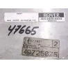 Recambio de centralita para rover mgf (rd) zr 1.8 referencia OEM IAM NNN000160  