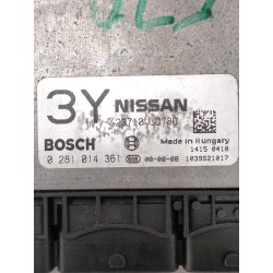 Recambio de centralita para nissan qashqai (j10)(01.2007) 2.0 dci referencia OEM IAM 0281014361  
