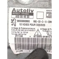 Recambio de centralita airbag para peugeot 407 hdi 135 referencia OEM IAM 603554600  