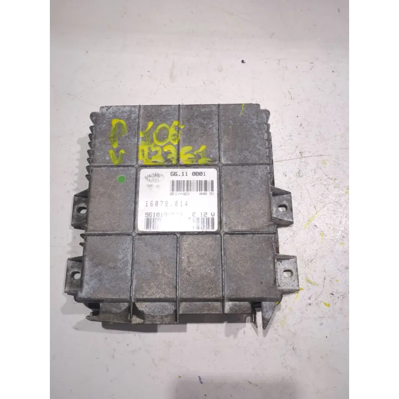 Recambio de centralita inyeccion para peugeot 106 (s1)(08.199103.1996) 1.1 referencia OEM IAM 9610191080  