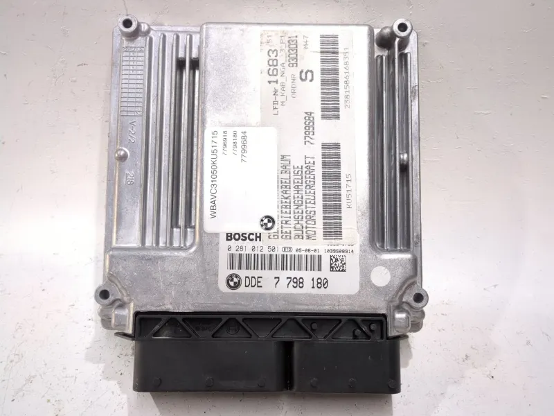 Recambio de centralita inyeccion para bmw 3 (e90) 320 i referencia OEM IAM DDE7798180 0281012501 7799684  