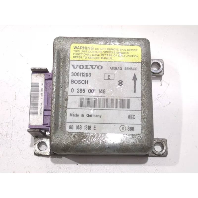 Recambio de centralita airbag para volvo s40 berlina (1995) 1.8 i referencia OEM IAM 30611293 0285001146  