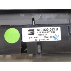 Recambio de mando climatizador para seat ibiza iii (6l1) 1.9 tdi referencia OEM IAM 6L0820043B  
