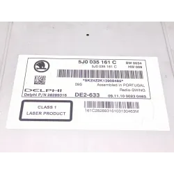 Recambio de sistema audio / radio cd para skoda fabia ii (542) 1.2 referencia OEM IAM 5J0035161C  