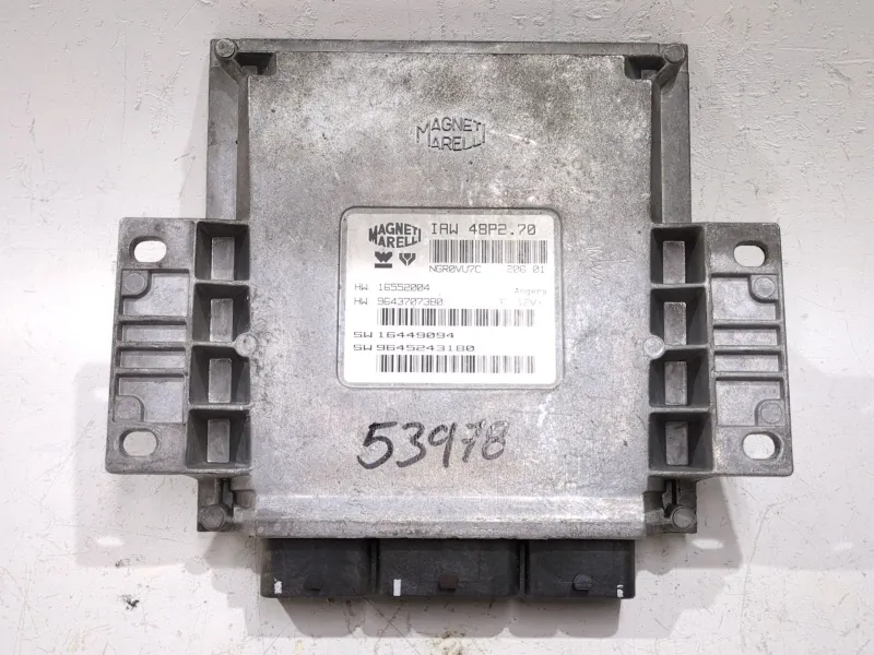 Recambio de centralita inyeccion para peugeot 206 hatchback (2a/c) 1.1 i referencia OEM IAM 16552004 9643707380  