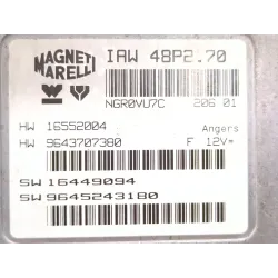 Recambio de centralita inyeccion para peugeot 206 hatchback (2a/c) 1.1 i referencia OEM IAM 16552004 9643707380  