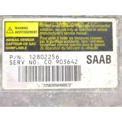 Recambio de centralita airbag para saab 9-3 berlina (2003) 1.9 tid referencia OEM IAM 12802256  