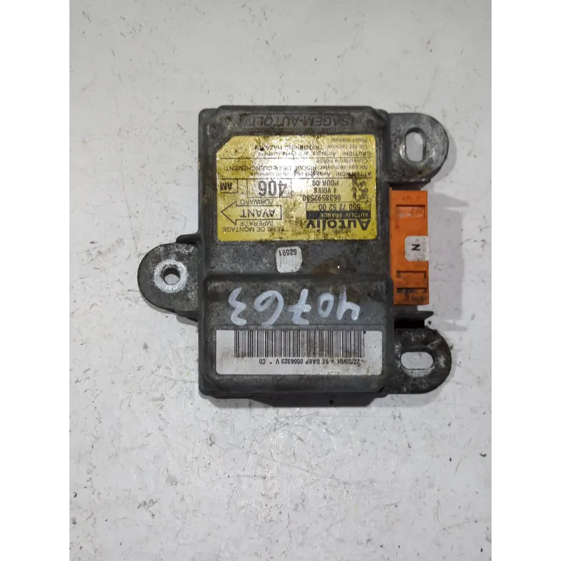 Recambio de centralita airbag para peugeot 406 coupé (s1/s2)(07.1997) 2.2 hdi referencia OEM IAM 550725200  