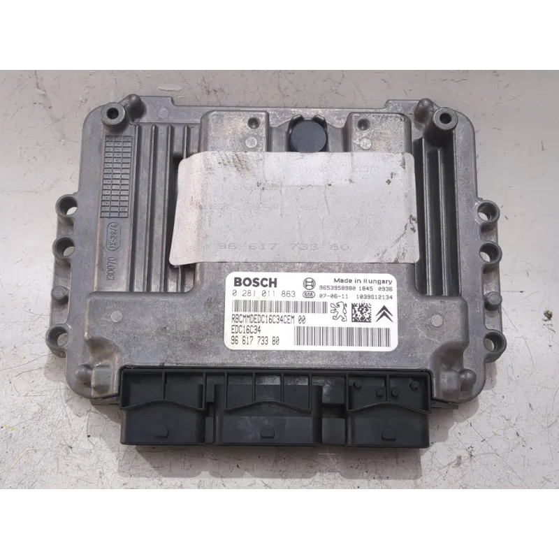 Recambio de centralita inyeccion para citroën c4 i (lc_) 1.6 hdi referencia OEM IAM 0281011863 9661773380  