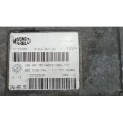 Recambio de centralita inyeccion para fiat seicento (187)(1998) 1.1 (187axb, 187axb1a) referencia OEM IAM 55183580  