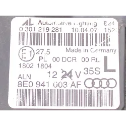 Recambio de faro delantero izquierdo para audi a4 b8 (8k2) 2.0 tdi referencia OEM IAM 1305236056 0301219281  
