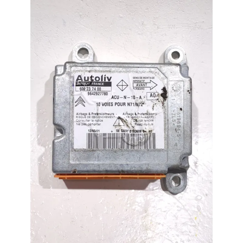 Recambio de centralita airbag para citroën xsara 2.0 hdi referencia OEM IAM 600237400  