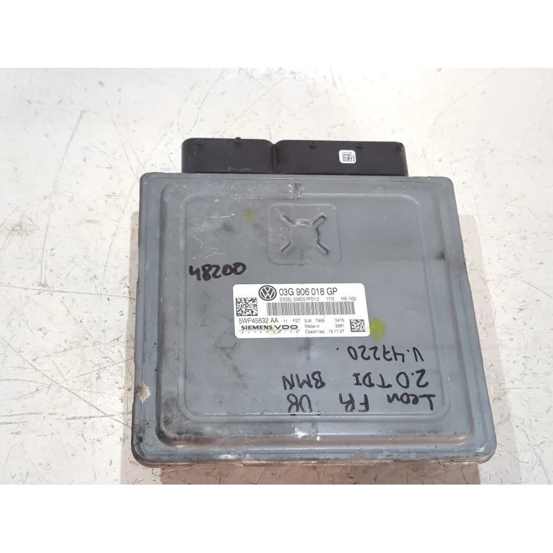 Recambio de centralita inyeccion para seat leon (1p1) 2.0 tdi referencia OEM IAM 03G906018GP  