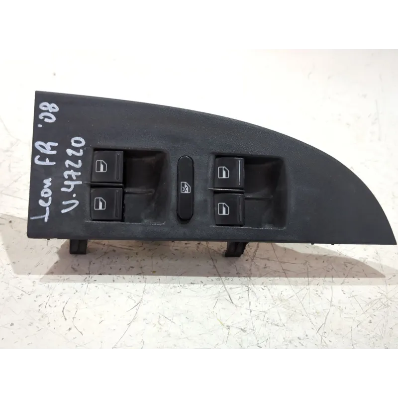 Recambio de mando elevalunas delantero izquierdo para seat leon (1p1) 2.0 tdi referencia OEM IAM 1K4959857B  