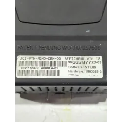 Recambio de pantalla multifuncion para peugeot 5008 (0u_, 0e_) 1.6 hdi referencia OEM IAM 96665877ZD  