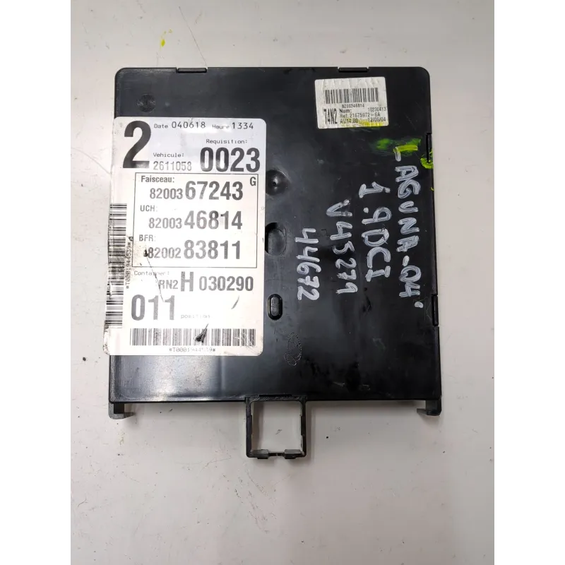 Recambio de modulo electronico para renault laguna ii (bg0)(2001) 1.9 dci (bg0g) referencia OEM IAM 8200367243  