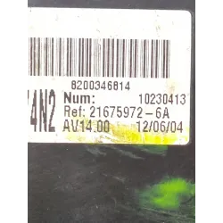 Recambio de modulo electronico para renault laguna ii (bg0)(2001) 1.9 dci (bg0g) referencia OEM IAM 8200367243  