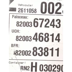 Recambio de modulo electronico para renault laguna ii (bg0)(2001) 1.9 dci (bg0g) referencia OEM IAM 8200367243  