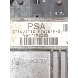 Recambio de centralita inyeccion para citroën xsara berlina (1997) 1.4 i referencia OEM IAM 216479154 9647498080  