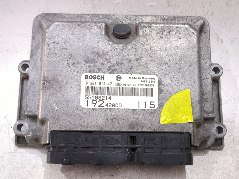 Recambio de centralita inyeccion para fiat stilo (192)(2001) 1.9 jtd (192_xe1a) referencia OEM IAM 0281011421 5518821419242ADD  