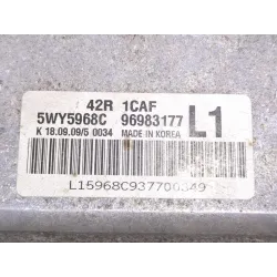 Recambio de centralita inyeccion para chevrolet aveo / kalos hatchback (t250, t255) 1.2 referencia OEM IAM 42R1CAF 96983177  