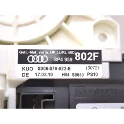 Recambio de motor elevalunas trasero derecho para audi a3 (8p1) 1.6 tdi referencia OEM IAM 8P4959802F E840311203  