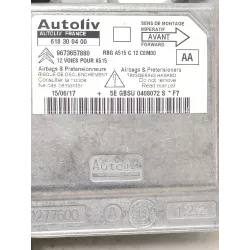 Recambio de centralita airbag para citroën c3 attraction 16v referencia OEM IAM 608762100B 9673657880  