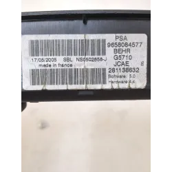Recambio de mandos climatizador para citroën c4 berlina 16v referencia OEM IAM 9658084577  