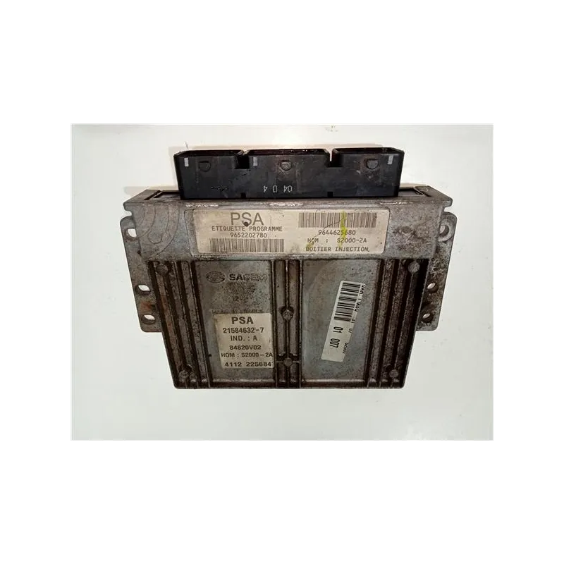 Recambio de centralita inyeccion para peugeot 206 + (2009) 1.4 básico [1,4 ltr. - 55 kw] referencia OEM IAM 9652202780  