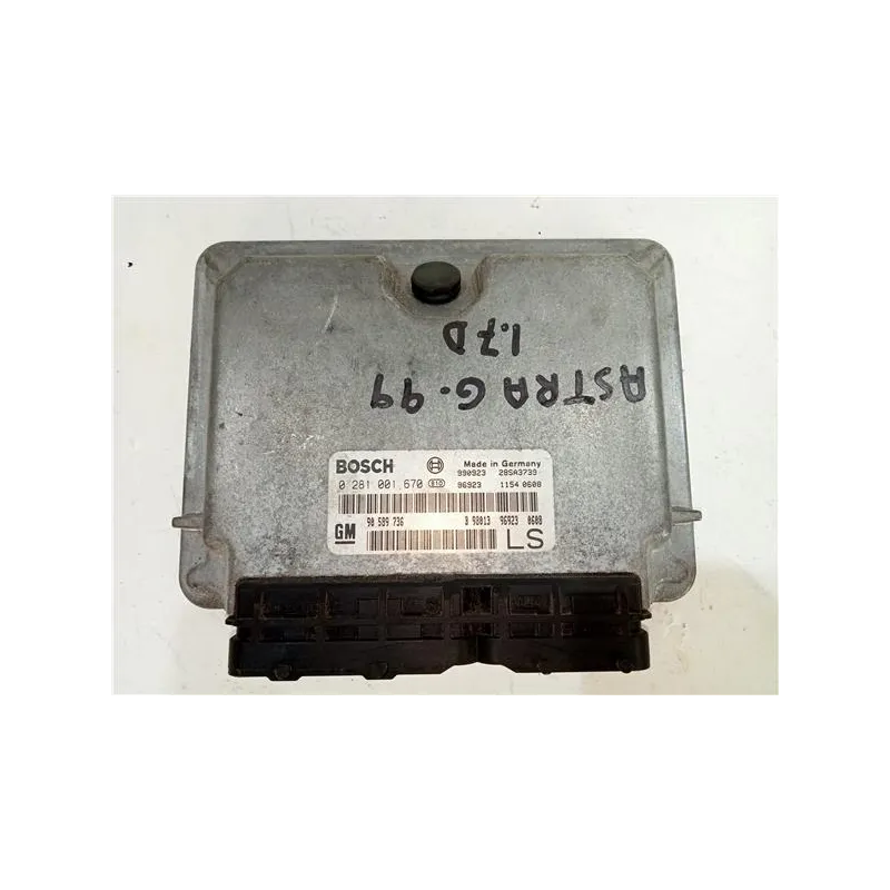 Recambio de centralita inyeccion para opel astra g berlina di referencia OEM IAM 0281001670  